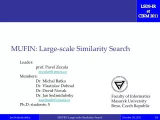 MUFIN: Large-scale Similarity Search