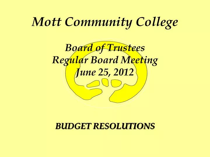 mott community college board of trustees regular board meeting june 25 2012