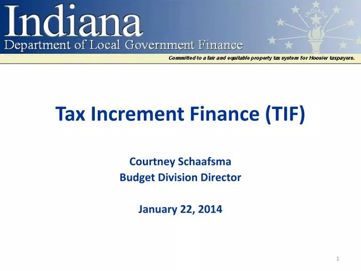 tax increment finance tif