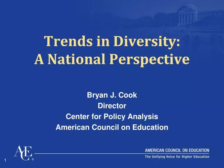 trends in diversity a national perspective