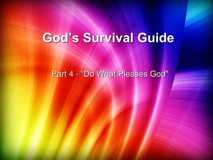 god s survival guide