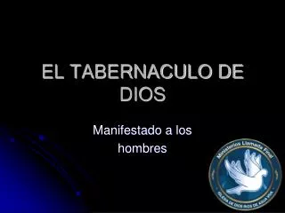 el tabernaculo de dios