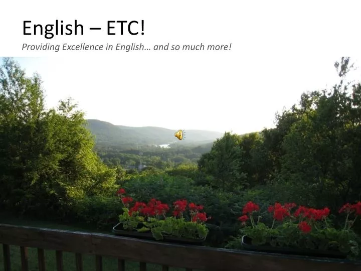 english etc providing excellence in english and so much more