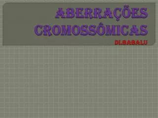 aberra es cromoss micas di babalu