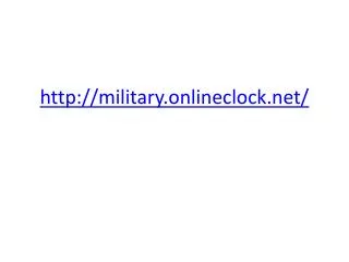 military.onlineclock/