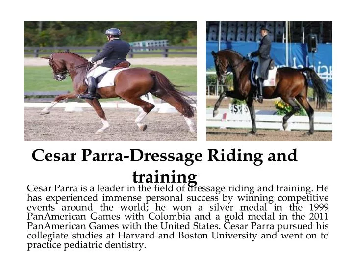 cesar parra dressage riding and training