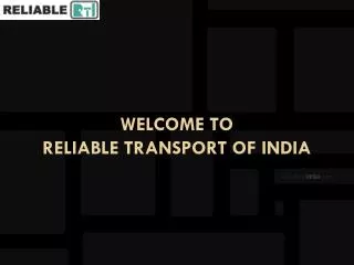 Welcome to reliable transport of india