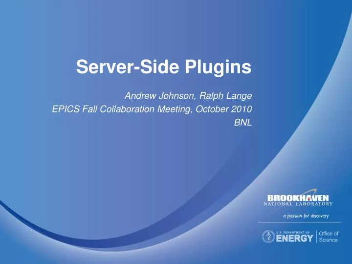 server side plugins