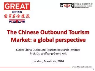 The Chinese Outbound Tourism Market: a global perspective