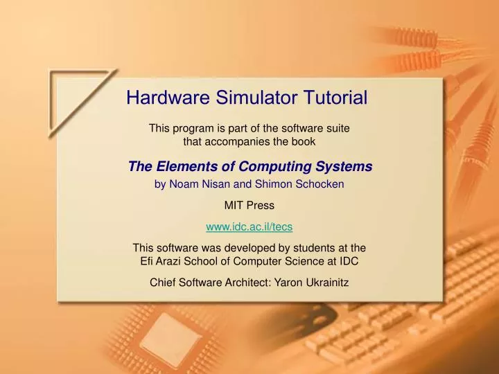 hardware simulator tutorial