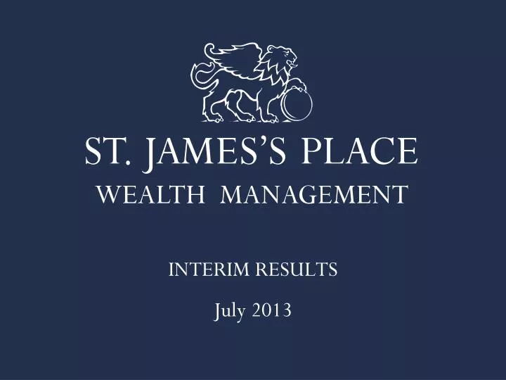 interim results july 2013