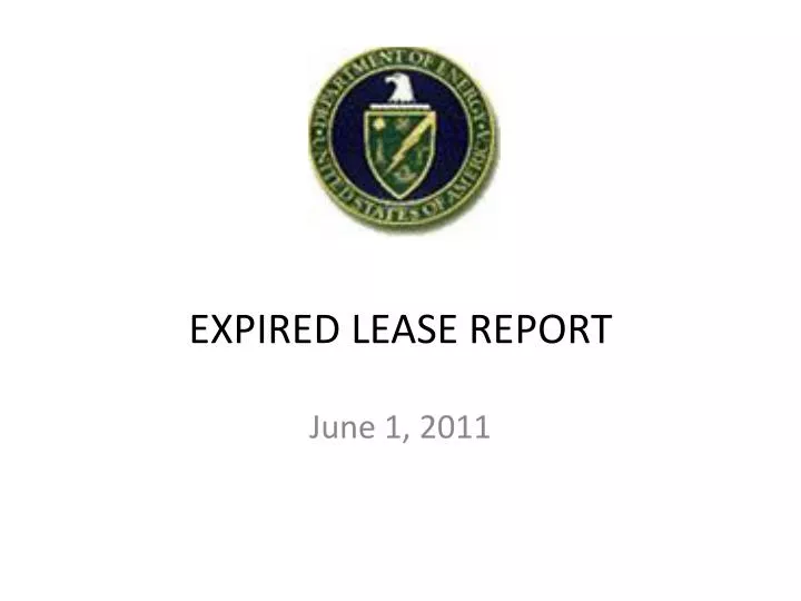 expired lease report