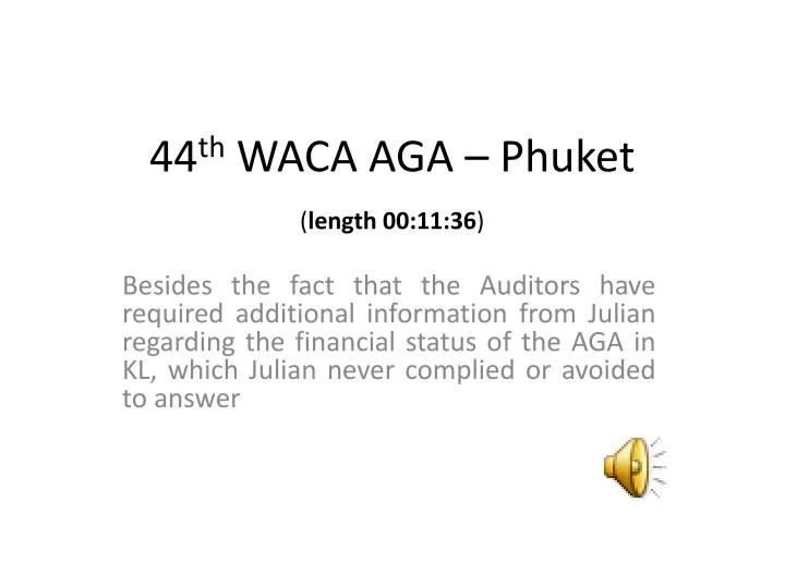 44 th waca aga phuket length 00 11 36