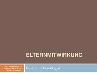 Elternmitwirkung