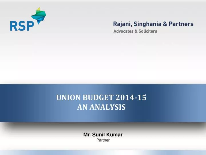 union budget 2014 15 an analysis