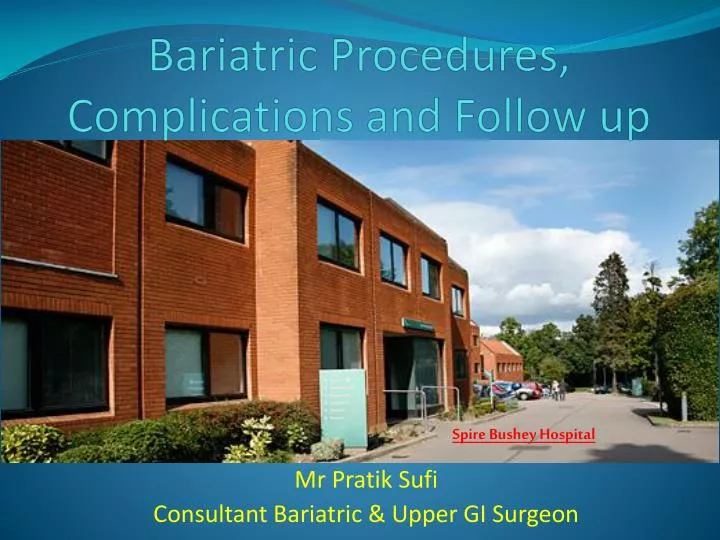 bariatric procedures complications and follow up