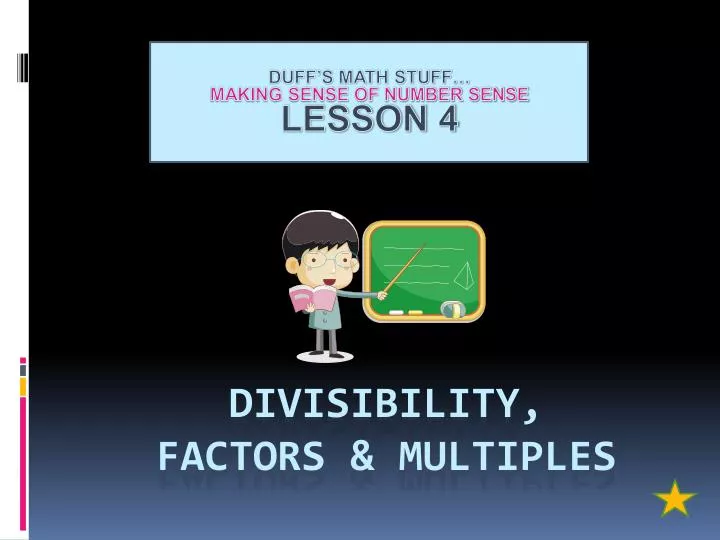 divisibility factors multiples