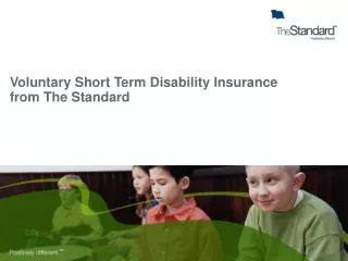 Voluntary Short Term Disability Insurance from The Standard