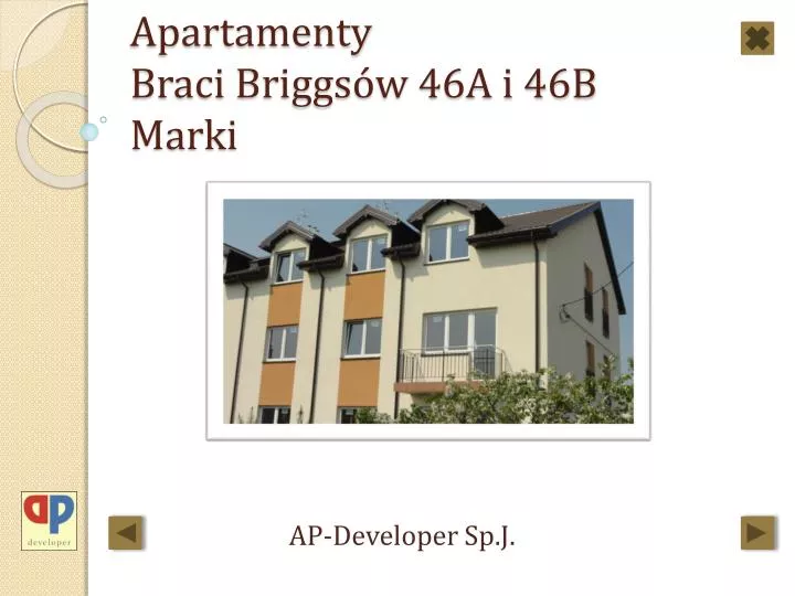 apartamenty braci briggs w 46a i 46b marki