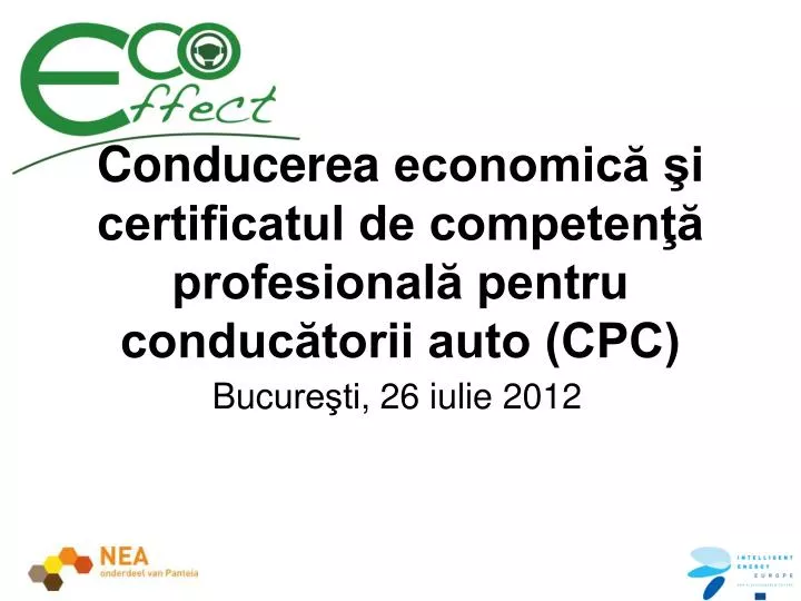 condu cerea economic i certificatul de competen profesional pentru conduc torii auto cpc