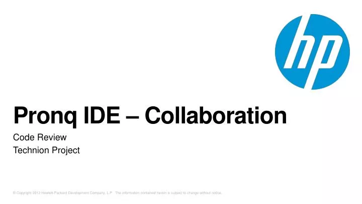 pronq ide collaboration