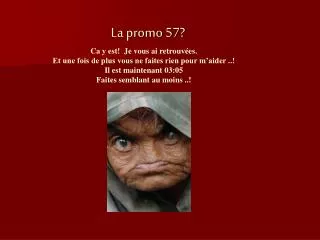 la promo 57