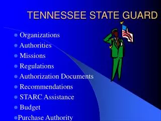 TENNESSEE STATE GUARD