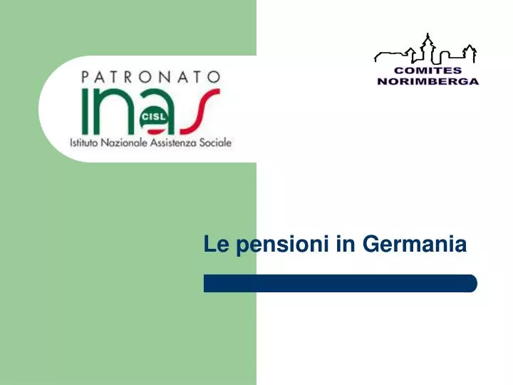 le pensioni in germania