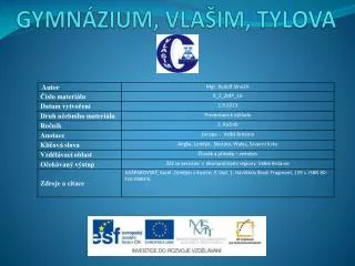 gymn zium vla im tylova