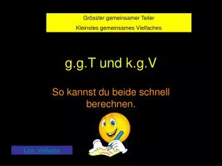 g g t und k g v
