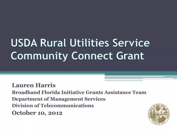 usda rural utilities service community connect grant