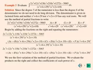 Example 3 Evaluate