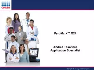 PyroMark ™ Q24 Andrea Tesoriero Application Specialist