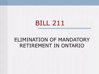 BILL 211