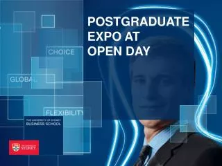 postgraduate EXPO AT OPEN DAY