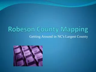 Robeson County Mapping