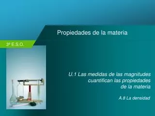 propiedades de la materia