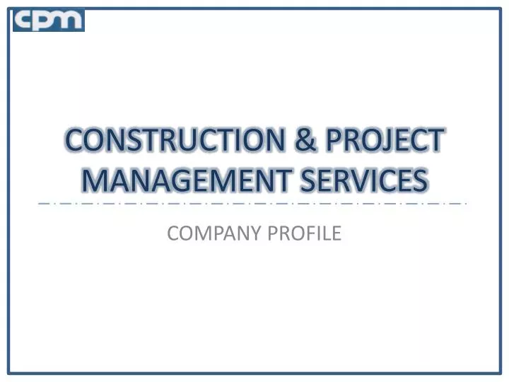 construction project management services