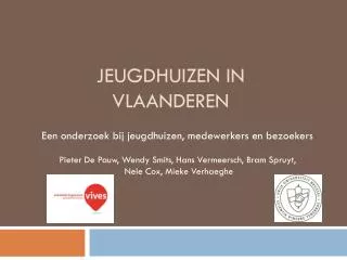 jeugdhuizen in vlaanderen