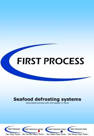 Seafood defrosting systems Automated process with end quality in focus