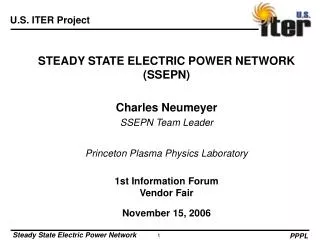 STEADY STATE ELECTRIC POWER NETWORK (SSEPN)