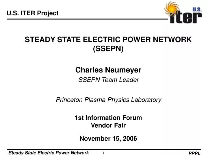 steady state electric power network ssepn