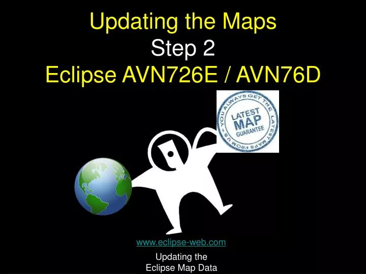 updating the maps step 2 eclipse avn726e avn76d