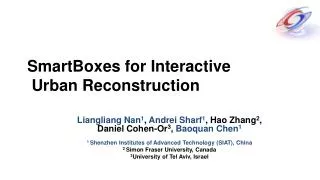 SmartBoxes for Interactive Urban Reconstruction