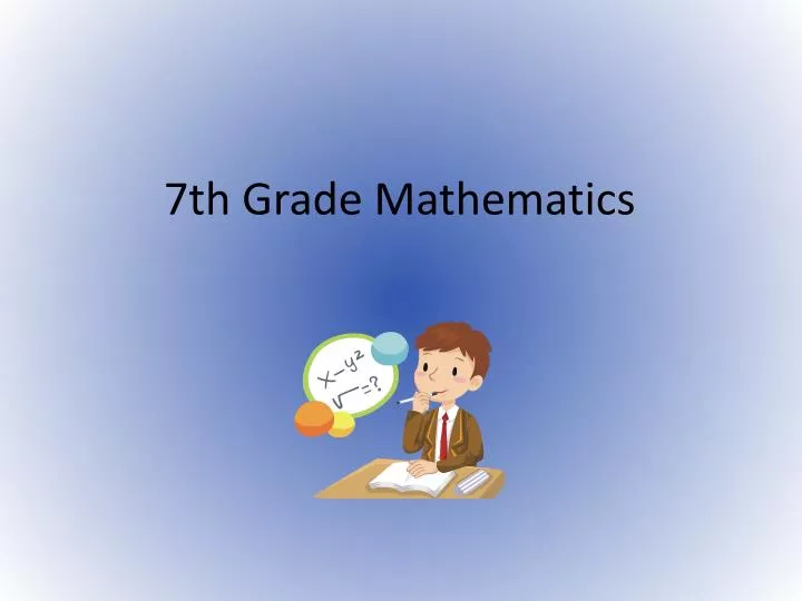 7th grade mathematics