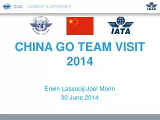 CHINA GO TEAM VISIT 2014
