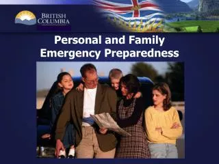 Personal and Family Emergency Preparedness