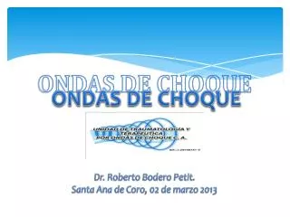 ondas de choque