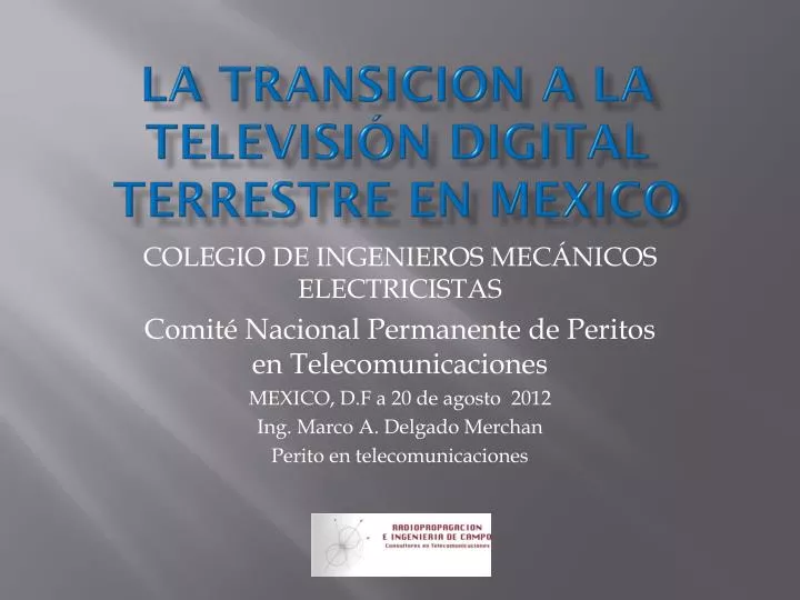 la transicion a la televisi n digital terrestre en mexico