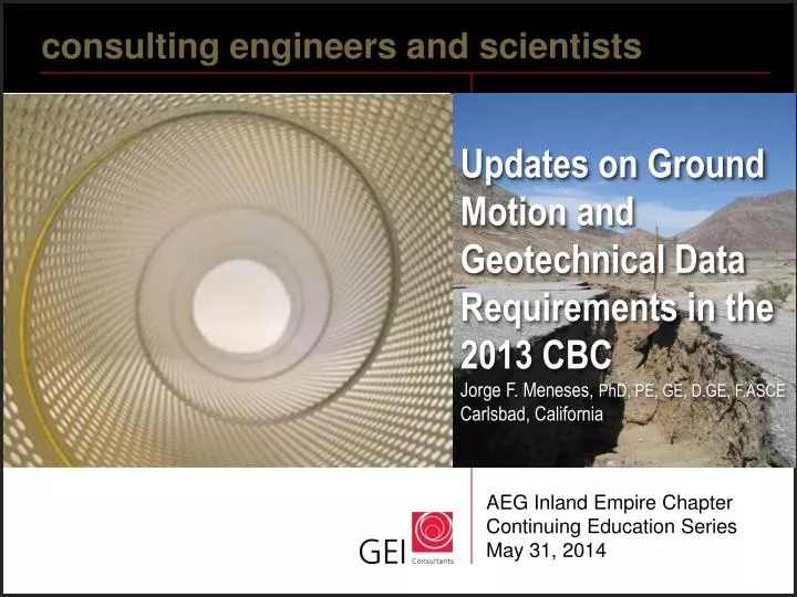 c onsulting engineers and scientists